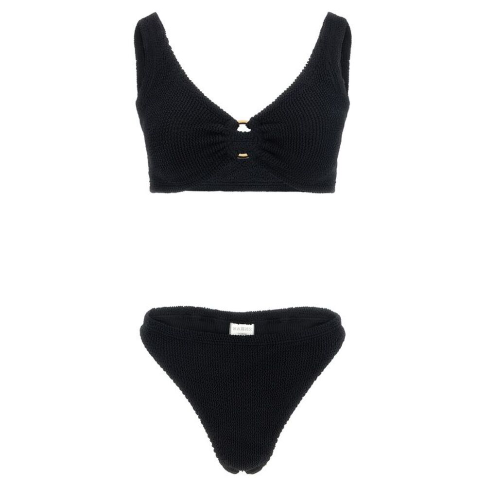 Hunza G Black Polyamide Women's Bikini